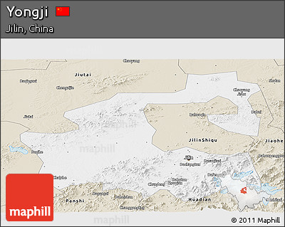 Classic Style Panoramic Map of Yongji
