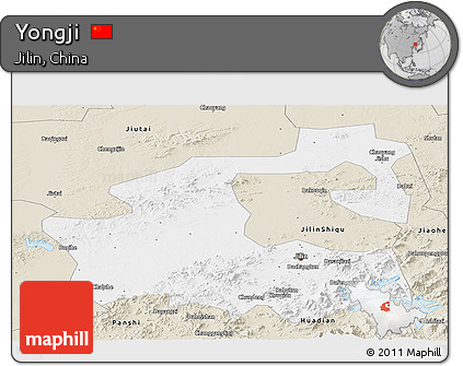 Classic Style Panoramic Map of Yongji