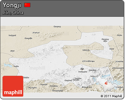 Classic Style Panoramic Map of Yongji