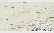 Shaded Relief Panoramic Map of Yongji