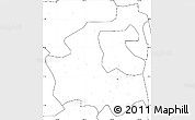 Blank Simple Map of Yongji, no labels