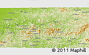 Physical Panoramic Map of Benxi