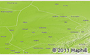 Physical Panoramic Map of Changtu