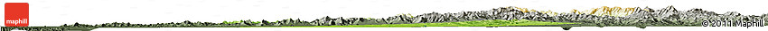 Physical Horizon Map of Haicheng, darken, semi-desaturated