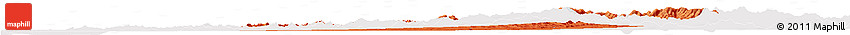 Political Horizon Map of Haicheng, cropped outside