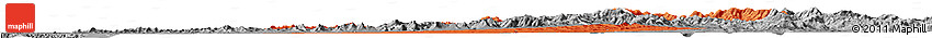 Political Horizon Map of Haicheng, desaturated