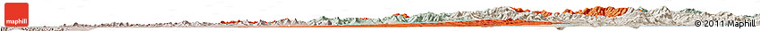 Political Horizon Map of Haicheng, lighten, semi-desaturated
