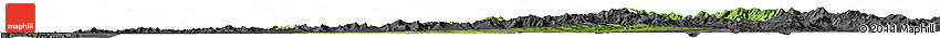 Satellite Horizon Map of Haicheng, darken, desaturated