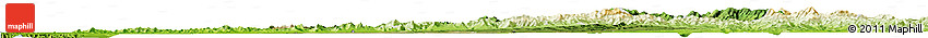 Satellite Horizon Map of Haicheng, physical outside