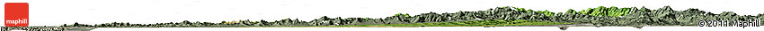 Satellite Horizon Map of Haicheng, semi-desaturated