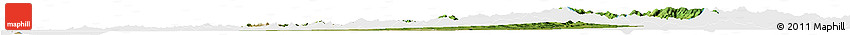 Satellite Horizon Map of Haicheng, single color outside