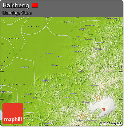 Physical Map of Haicheng