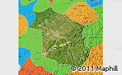 Satellite Map of Haicheng, political outside