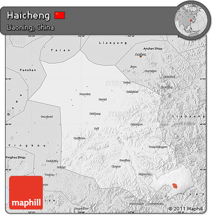 Silver Style Map of Haicheng
