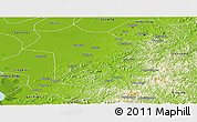 Physical Panoramic Map of Haicheng