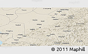 Shaded Relief Panoramic Map of Haicheng