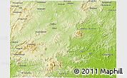 Physical 3D Map of Jianchang