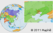 Political Location Map of Jinxi