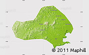 Physical Map of Jinxi, cropped outside