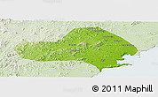 Physical Panoramic Map of Jinxi, lighten