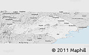 Silver Style Panoramic Map of Jinxi