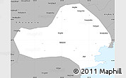 Gray Simple Map of Jinxi