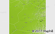 Physical 3D Map of Shenyang Shiqu