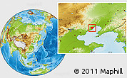 Physical Location Map of Xingcheng