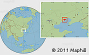 Savanna Style Location Map of Xingcheng