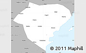 Gray Simple Map of Xingcheng