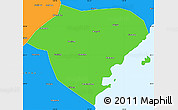 Political Simple Map of Xingcheng