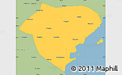 Savanna Style Simple Map of Xingcheng