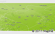 Physical Panoramic Map of Zhangwu