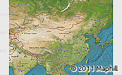 Satellite Map of China