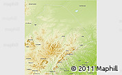 Physical 3D Map of Aohan Qi