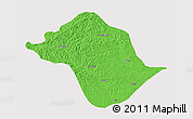 Political 3D Map of Arun Qi, cropped outside