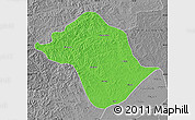 Political Map of Arun Qi, desaturated