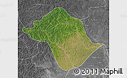 Satellite Map of Arun Qi, desaturated