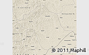 Shaded Relief Map of Arun Qi