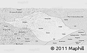 Silver Style Panoramic Map of Arun Qi
