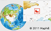 Physical Location Map of Balrin Youqi, highlighted country