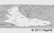 Gray Panoramic Map of Balrin Youqi