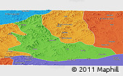 Political Panoramic Map of Balrin Youqi