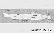 Gray Panoramic Map of Dongsheng