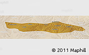 Physical Panoramic Map of Dongsheng, lighten