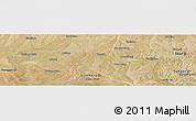 Satellite Panoramic Map of Dongsheng