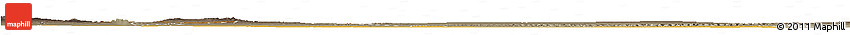 Physical Horizon Map of Ejin Qi, semi-desaturated