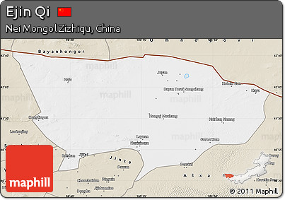 Classic Style Map of Ejin Qi