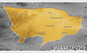 Physical Map of Ejin Qi, desaturated