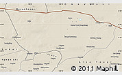Shaded Relief Map of Ejin Qi